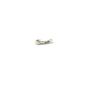 14K white gold 3.83mm lobster claw, SKU#12-17-432/R