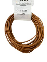 Rust Greek Leather Cord 1.5MM