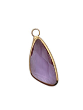 Princess purple crystal charm, SKU#M3104Ppurple