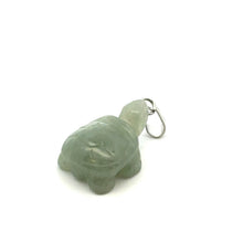 Turtle shaped aventurine pendant SKU#M2184