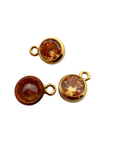 4mm, Gold filled , 3A, Cubic Zicronia Bezel 
SKU#4000056SDM11
