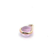 Pink round tear drop shape charm, SKU#M2164pink