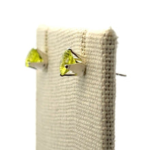 6.0mm Lime 3A CZ Snap-In Post Earring, Sku#5011260M8
