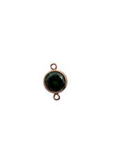 6mm, Rose Gold Filled, 3A, Cubic Zicronia Bezel Connector 
SKU#4805781M5