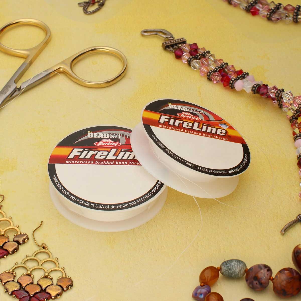 Fireline Thread 4LB Smoke – Aloha Pearls & Schwartz