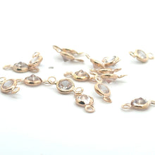 Silver/Gold Bezel Plated Charm