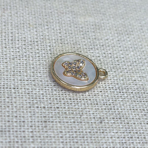 Butterfly Charm, Gold Plated, M4427