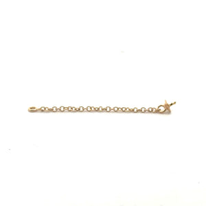 3.0mm Cup & Peg 1” Cable Chain Drop, 14k Gold Filled, Sku#4005881CD1