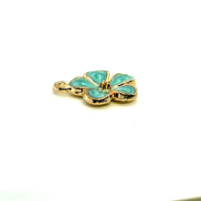 Plumeria Charm, Gold Plated, Sku#M3209