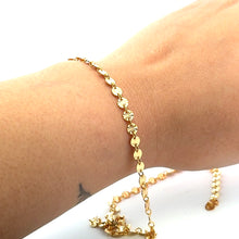 4mm Round Bar Starburst Disc Chain, 14k Gold Filled, Per Foot, SM957SB