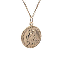 Saint Christopher Pendant, 1733C, 14k Gold Filled
