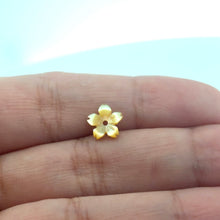8mm Gold Cherry Blossom