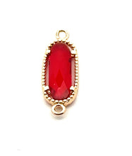 Oval ruby charm, SKU#M2167ruby