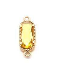 Yellow oval charm, SKU#M2167