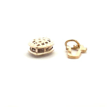 6.0x12.3mm Oval Filigree Pearl Clasp, 14k gold filled. Made in USA. #4003566A