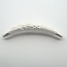 Flower tube, sterling silver, sku#M3923