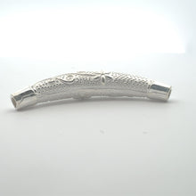 Flower tube, sterling silver, sku#M3923