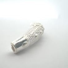Flower tube, sterling silver, sku#M3923