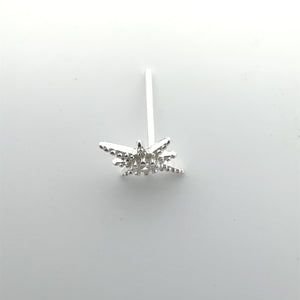 Star stud, sterling silver, sku#M3917