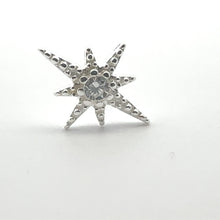 Star stud, sterling silver, sku#M3917