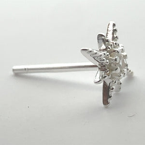 Star stud, sterling silver, sku#M3917