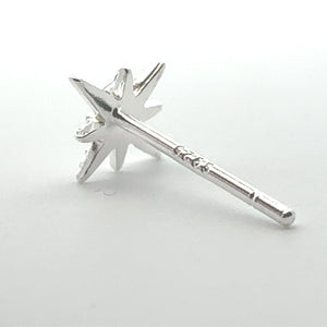 Star stud, sterling silver, sku#M3917