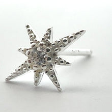 Star stud, sterling silver, sku#M3917