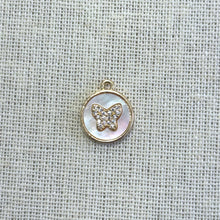Butterfly Charm, Gold Plated, M4427