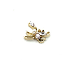 Stunning coconut tree, pink crystals and pearls, SKU#M3100