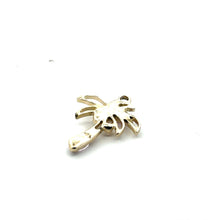 Stunning coconut tree, pink crystals and pearls, SKU#M3100