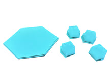 Mini Display Set, 4 Earring/Pendant Stand, Teal Blue