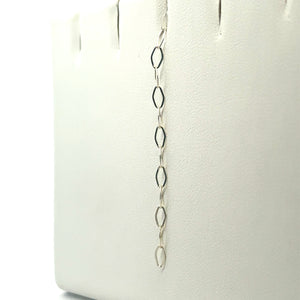 All Flat Long Link Diamond Shape Chain, Sku#SM1371F
