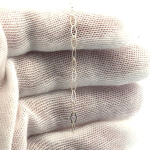 All Flat Long Link Diamond Shape Chain, Sku#SM1371F