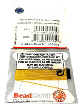 Amber Bead Cord - Perlseide