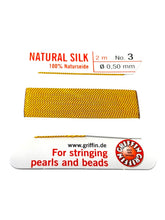Amber Bead Cord - Perlseide