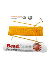 Amber Bead Cord - Perlseide