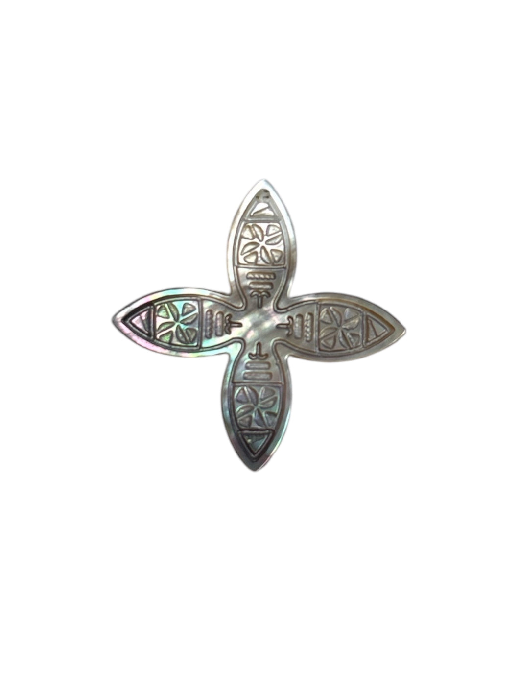 Carved Mother Of Pearl Flower, M3772