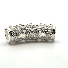Flower tube Sterling Silver, sku# M3927