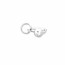Dolphin w/ baby dolphin charm sterling silver, sku# M3934