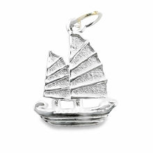 Boat charm sterling silver, sku# M3941