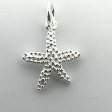 Starfish charm, sterling silver, sku#M3940