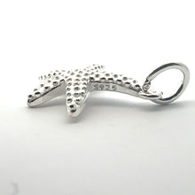 Starfish charm, sterling silver, sku#M3940
