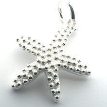 Starfish charm, sterling silver, sku#M3940