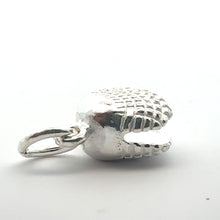 Clamshell charm, sterling silver, sku#M3928