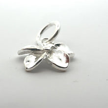 Plumeria charm, sterling silver, sku#M3929