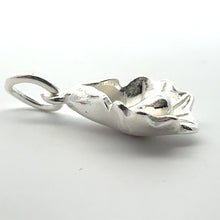 Flower charm, sterling silver, sku#M3946
