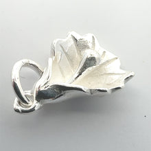 Flower charm, sterling silver, sku#M3946
