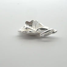 Flower charm, sterling silver, sku#M3946