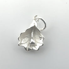 Flower charm, sterling silver, sku#M3946