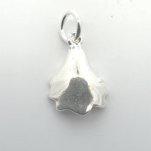 Flower charm, sterling silver, sku#M3946